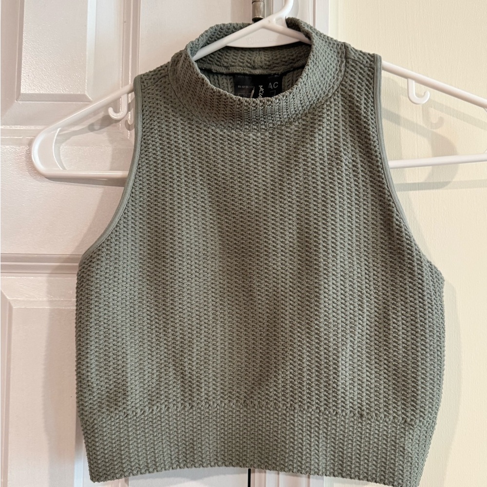 Sleeveless Knit Set Turtleneck Sweater